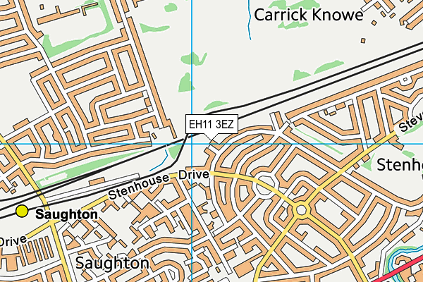 EH11 3EZ map - OS VectorMap District (Ordnance Survey) EH11 3EZ map - OS VectorMap District (Ordnance Survey)