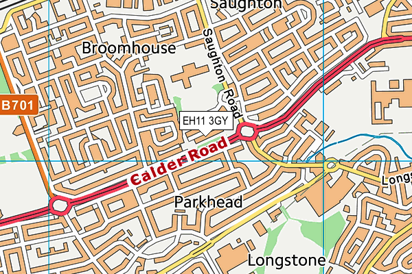 EH11 3GY map - OS VectorMap District (Ordnance Survey) EH11 3GY map - OS VectorMap District (Ordnance Survey)