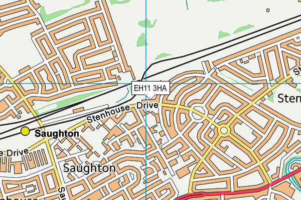 EH11 3HA map - OS VectorMap District (Ordnance Survey) EH11 3HA map - OS VectorMap District (Ordnance Survey)