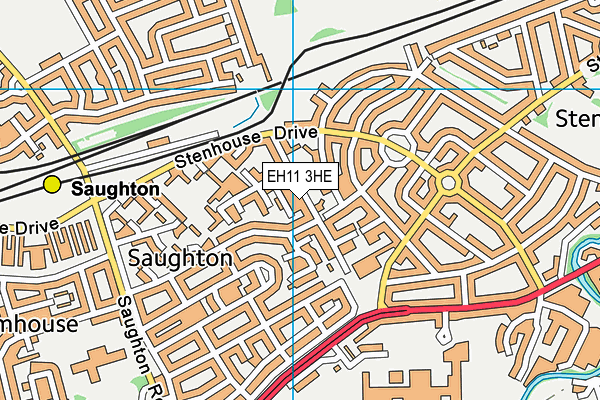 EH11 3HE map - OS VectorMap District (Ordnance Survey) EH11 3HE map - OS VectorMap District (Ordnance Survey)