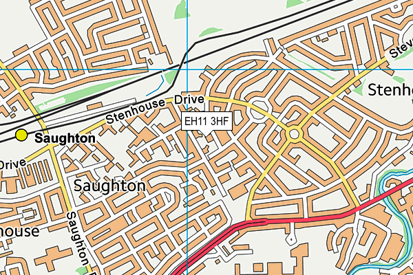 EH11 3HF map - OS VectorMap District (Ordnance Survey) EH11 3HF map - OS VectorMap District (Ordnance Survey)