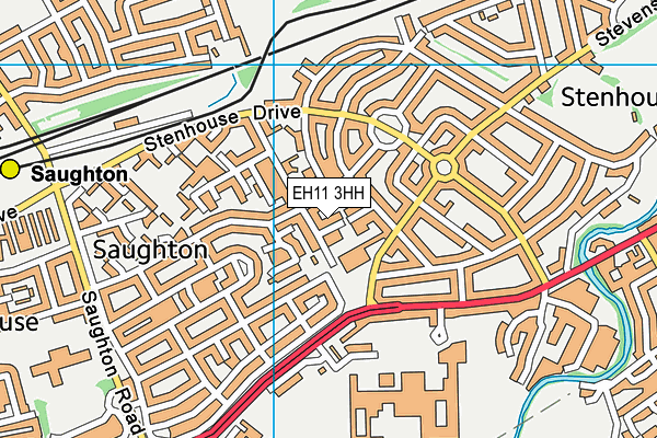 EH11 3HH map - OS VectorMap District (Ordnance Survey) EH11 3HH map - OS VectorMap District (Ordnance Survey)