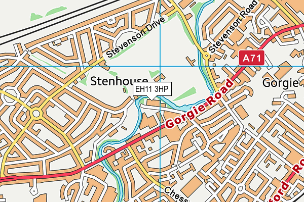 EH11 3HP map - OS VectorMap District (Ordnance Survey) EH11 3HP map - OS VectorMap District (Ordnance Survey)