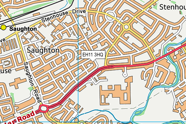 EH11 3HQ map - OS VectorMap District (Ordnance Survey) EH11 3HQ map - OS VectorMap District (Ordnance Survey)
