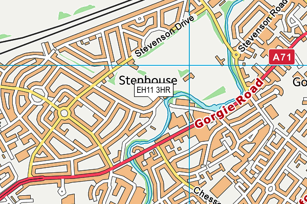 EH11 3HR map - OS VectorMap District (Ordnance Survey) EH11 3HR map - OS VectorMap District (Ordnance Survey)