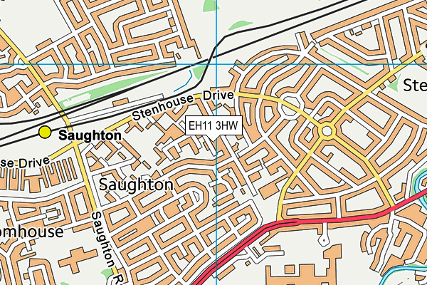 EH11 3HW map - OS VectorMap District (Ordnance Survey) EH11 3HW map - OS VectorMap District (Ordnance Survey)