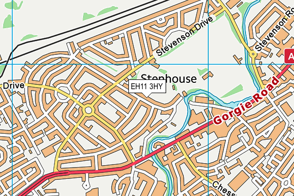 EH11 3HY map - OS VectorMap District (Ordnance Survey) EH11 3HY map - OS VectorMap District (Ordnance Survey)
