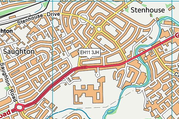 EH11 3JH map - OS VectorMap District (Ordnance Survey) EH11 3JH map - OS VectorMap District (Ordnance Survey)