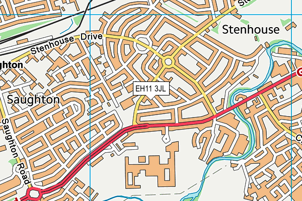 EH11 3JL map - OS VectorMap District (Ordnance Survey) EH11 3JL map - OS VectorMap District (Ordnance Survey)