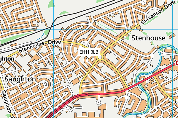 EH11 3LB map - OS VectorMap District (Ordnance Survey) EH11 3LB map - OS VectorMap District (Ordnance Survey)