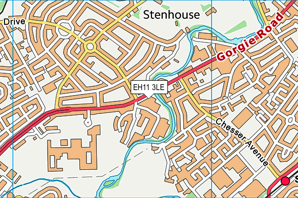 EH11 3LE map - OS VectorMap District (Ordnance Survey) EH11 3LE map - OS VectorMap District (Ordnance Survey)