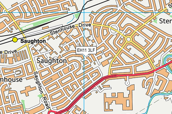 EH11 3LF map - OS VectorMap District (Ordnance Survey) EH11 3LF map - OS VectorMap District (Ordnance Survey)