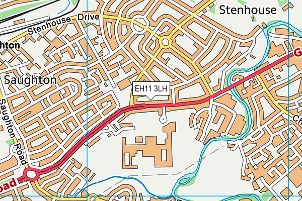 EH11 3LH map - OS VectorMap District (Ordnance Survey) EH11 3LH map - OS VectorMap District (Ordnance Survey)