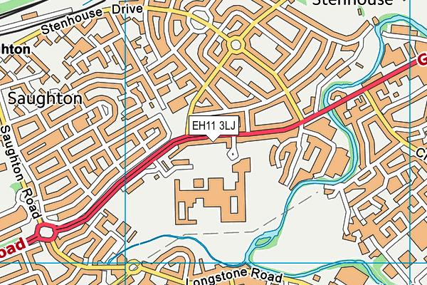 EH11 3LJ map - OS VectorMap District (Ordnance Survey) EH11 3LJ map - OS VectorMap District (Ordnance Survey)