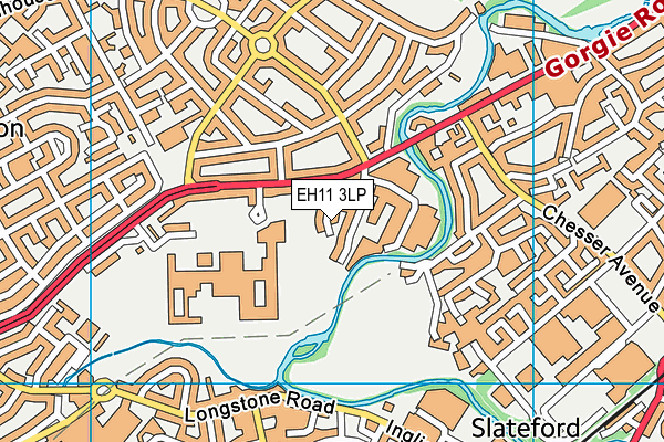 EH11 3LP map - OS VectorMap District (Ordnance Survey) EH11 3LP map - OS VectorMap District (Ordnance Survey)