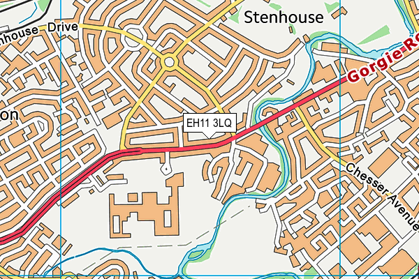EH11 3LQ map - OS VectorMap District (Ordnance Survey) EH11 3LQ map - OS VectorMap District (Ordnance Survey)