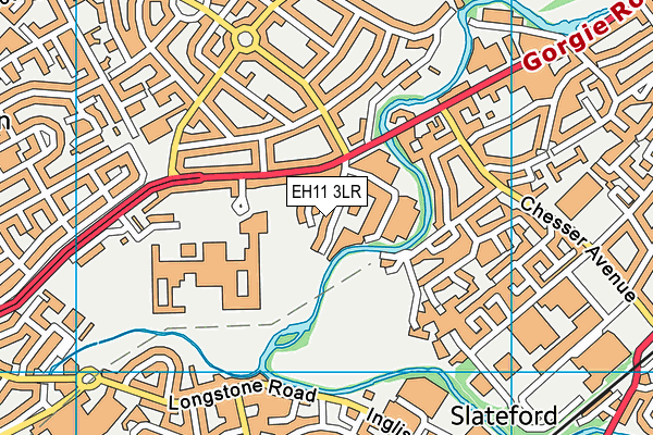 EH11 3LR map - OS VectorMap District (Ordnance Survey) EH11 3LR map - OS VectorMap District (Ordnance Survey)