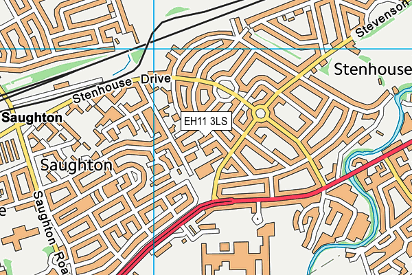 EH11 3LS map - OS VectorMap District (Ordnance Survey) EH11 3LS map - OS VectorMap District (Ordnance Survey)