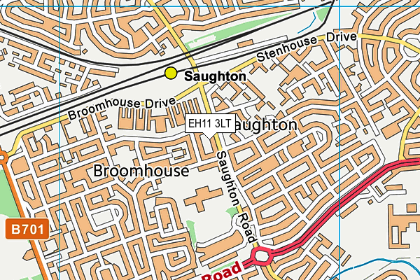EH11 3LT map - OS VectorMap District (Ordnance Survey) EH11 3LT map - OS VectorMap District (Ordnance Survey)