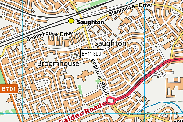 EH11 3LU map - OS VectorMap District (Ordnance Survey) EH11 3LU map - OS VectorMap District (Ordnance Survey)