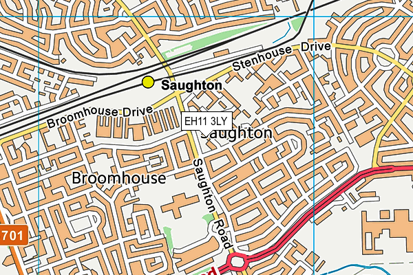 EH11 3LY map - OS VectorMap District (Ordnance Survey) EH11 3LY map - OS VectorMap District (Ordnance Survey)