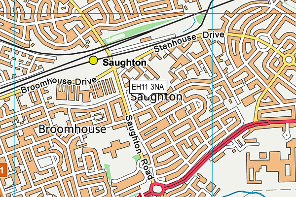EH11 3NA map - OS VectorMap District (Ordnance Survey) EH11 3NA map - OS VectorMap District (Ordnance Survey)