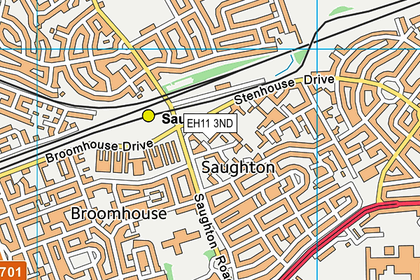 EH11 3ND map - OS VectorMap District (Ordnance Survey) EH11 3ND map - OS VectorMap District (Ordnance Survey)