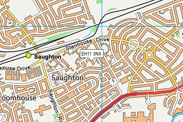 EH11 3NX map - OS VectorMap District (Ordnance Survey) EH11 3NX map - OS VectorMap District (Ordnance Survey)