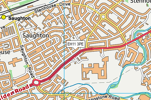 EH11 3PE map - OS VectorMap District (Ordnance Survey) EH11 3PE map - OS VectorMap District (Ordnance Survey)