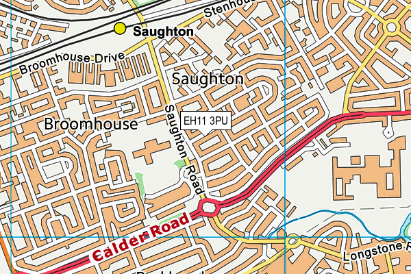 EH11 3PU map - OS VectorMap District (Ordnance Survey) EH11 3PU map - OS VectorMap District (Ordnance Survey)
