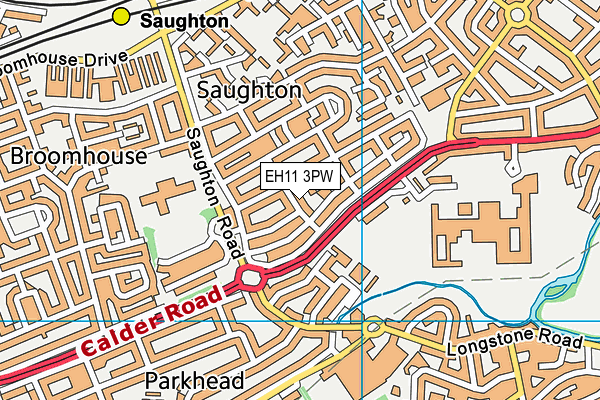 EH11 3PW map - OS VectorMap District (Ordnance Survey) EH11 3PW map - OS VectorMap District (Ordnance Survey)