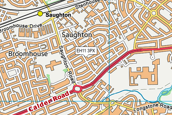 EH11 3PX map - OS VectorMap District (Ordnance Survey) EH11 3PX map - OS VectorMap District (Ordnance Survey)