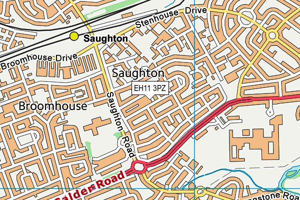 EH11 3PZ map - OS VectorMap District (Ordnance Survey) EH11 3PZ map - OS VectorMap District (Ordnance Survey)