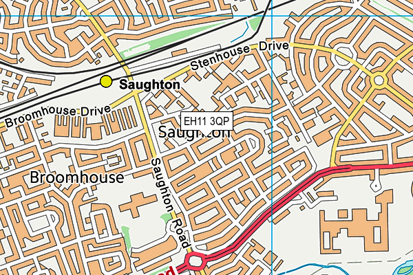 EH11 3QP map - OS VectorMap District (Ordnance Survey) EH11 3QP map - OS VectorMap District (Ordnance Survey)