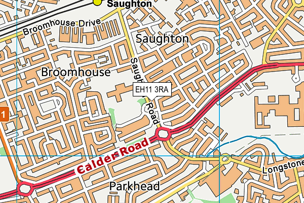 EH11 3RA map - OS VectorMap District (Ordnance Survey) EH11 3RA map - OS VectorMap District (Ordnance Survey)