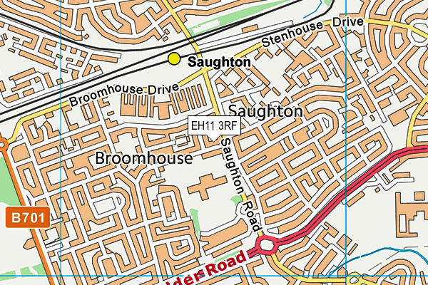 EH11 3RF map - OS VectorMap District (Ordnance Survey) EH11 3RF map - OS VectorMap District (Ordnance Survey)