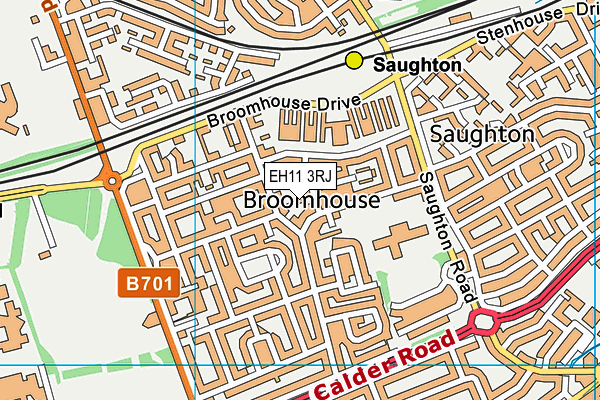 EH11 3RJ map - OS VectorMap District (Ordnance Survey) EH11 3RJ map - OS VectorMap District (Ordnance Survey)