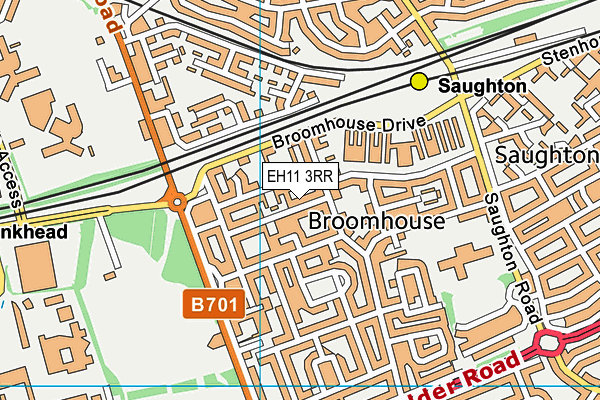 EH11 3RR map - OS VectorMap District (Ordnance Survey) EH11 3RR map - OS VectorMap District (Ordnance Survey)