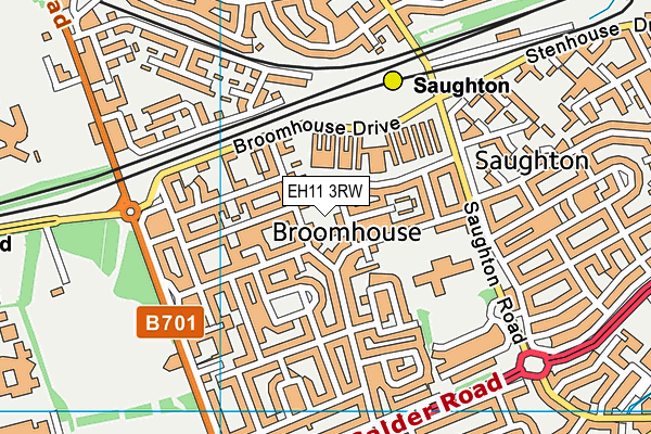 EH11 3RW map - OS VectorMap District (Ordnance Survey) EH11 3RW map - OS VectorMap District (Ordnance Survey)