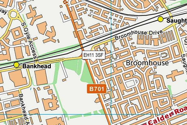EH11 3SF map - OS VectorMap District (Ordnance Survey) EH11 3SF map - OS VectorMap District (Ordnance Survey)