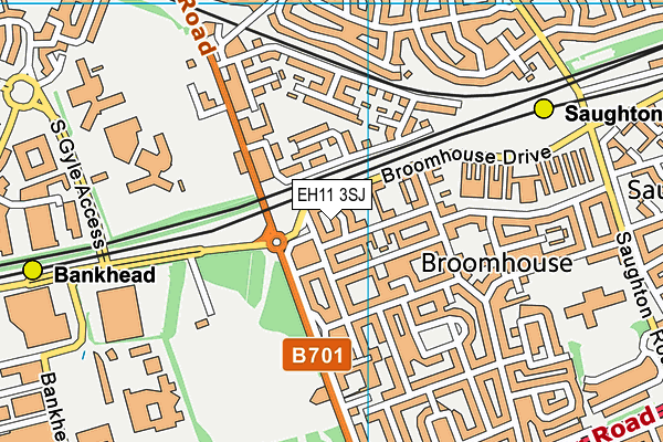 EH11 3SJ map - OS VectorMap District (Ordnance Survey) EH11 3SJ map - OS VectorMap District (Ordnance Survey)