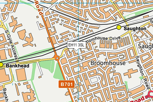 EH11 3SL map - OS VectorMap District (Ordnance Survey) EH11 3SL map - OS VectorMap District (Ordnance Survey)