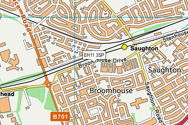EH11 3SP map - OS VectorMap District (Ordnance Survey) EH11 3SP map - OS VectorMap District (Ordnance Survey)