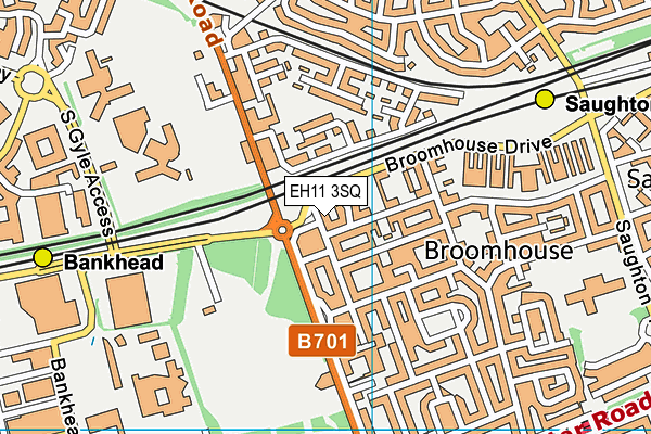 EH11 3SQ map - OS VectorMap District (Ordnance Survey) EH11 3SQ map - OS VectorMap District (Ordnance Survey)
