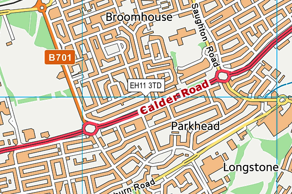 EH11 3TD map - OS VectorMap District (Ordnance Survey) EH11 3TD map - OS VectorMap District (Ordnance Survey)