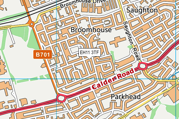 EH11 3TF map - OS VectorMap District (Ordnance Survey) EH11 3TF map - OS VectorMap District (Ordnance Survey)