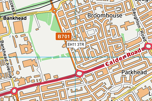 EH11 3TR map - OS VectorMap District (Ordnance Survey) EH11 3TR map - OS VectorMap District (Ordnance Survey)