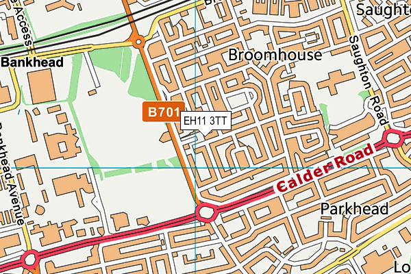 EH11 3TT map - OS VectorMap District (Ordnance Survey) EH11 3TT map - OS VectorMap District (Ordnance Survey)