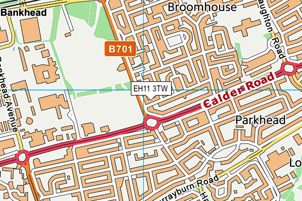 EH11 3TW map - OS VectorMap District (Ordnance Survey) EH11 3TW map - OS VectorMap District (Ordnance Survey)