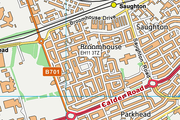 EH11 3TZ map - OS VectorMap District (Ordnance Survey) EH11 3TZ map - OS VectorMap District (Ordnance Survey)